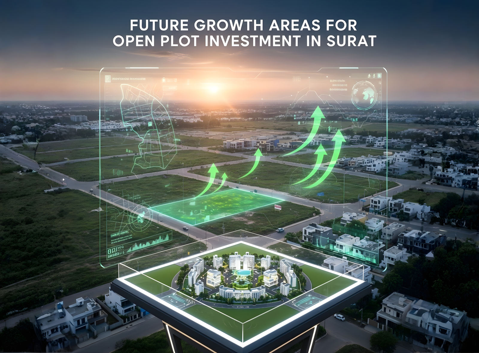 Future Growth Areas for Open Plot Investment in Surat